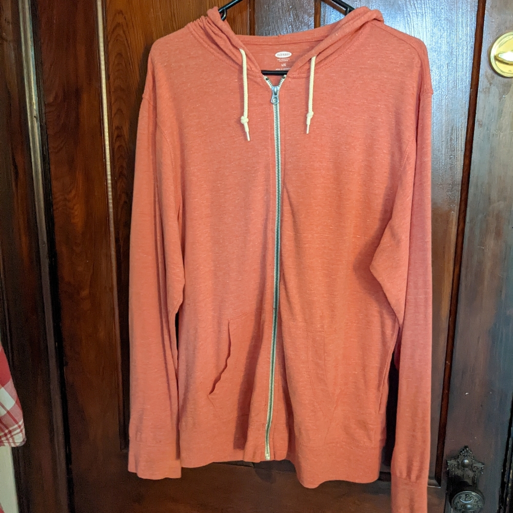 Old Navy Coral Zip-Up Hoodie